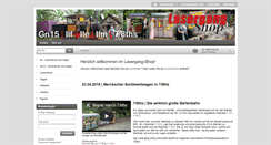Desktop Screenshot of lasergang-shop.de